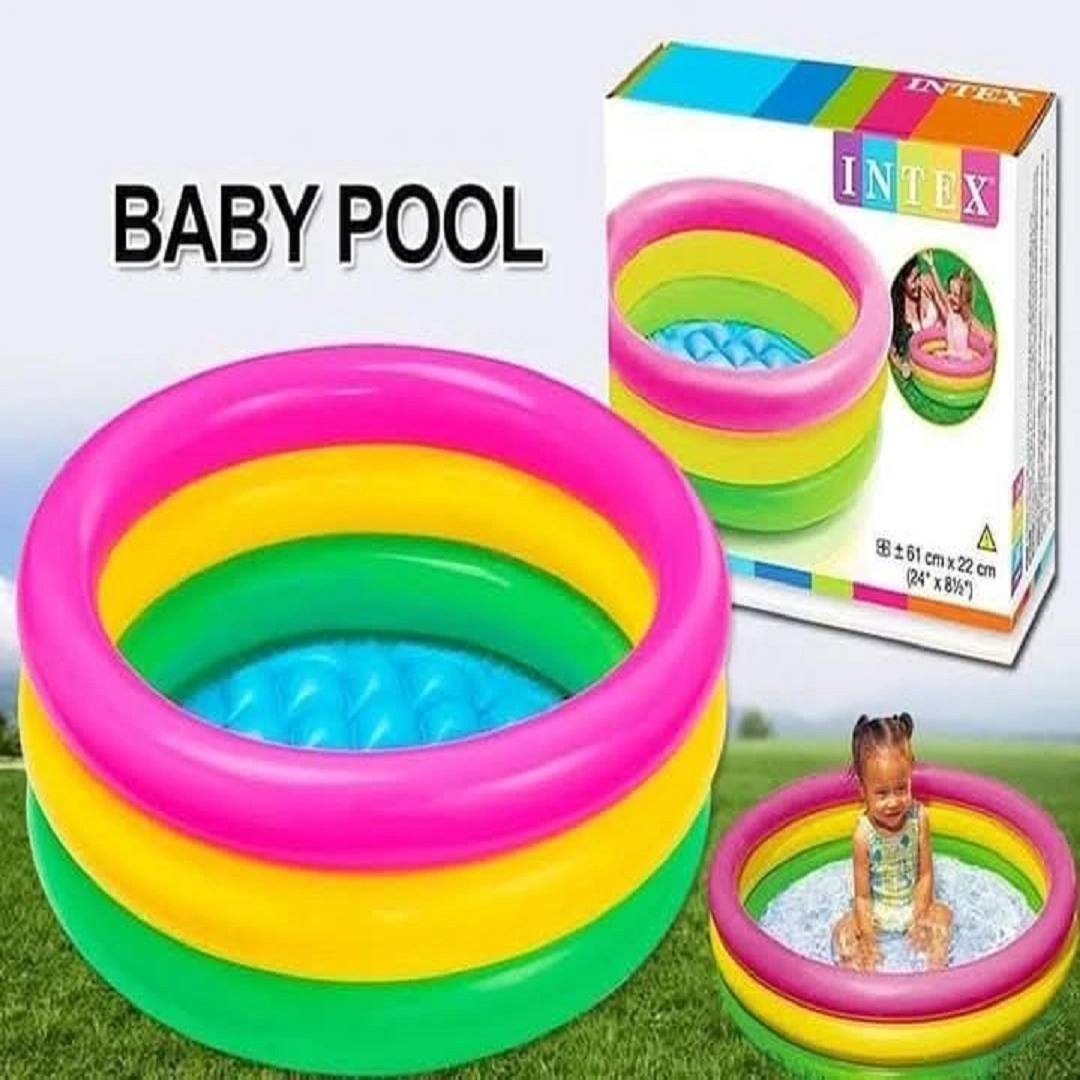 Swimming Pool for Kids – Inflatable Baby Pool with Free Pump Offe