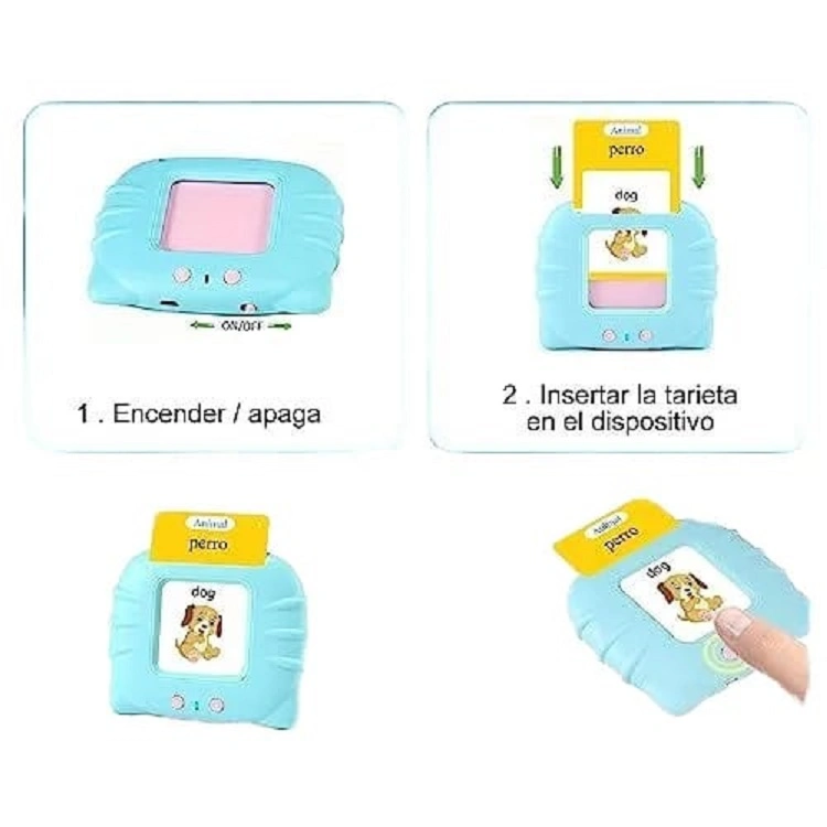 Kids Sight Words Games Talking Flash Cards Learning English Machine Education Electronic Book Words Toys Game for Toddlers Gift