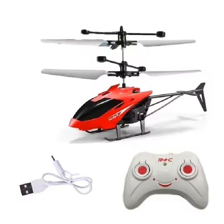 Novelty Kids Aircraft Toys Induction Hover Helicopter Toy High-Tech Hand-Controlled Drone Interactive Dual Wing Outdoor Gift
