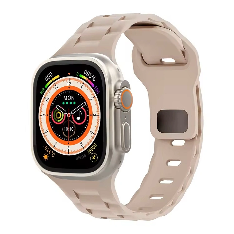 Sport Silicone Strap for Apple watch band 45mm 44mm 49mm 40mm 41mm 38mm correa bracelet iwatch Series 9 8 7 6 5 SE Ultra 2 bands